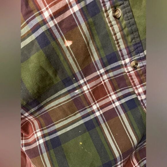 Colorful plaid / stripped button up - Picture 5 of 7